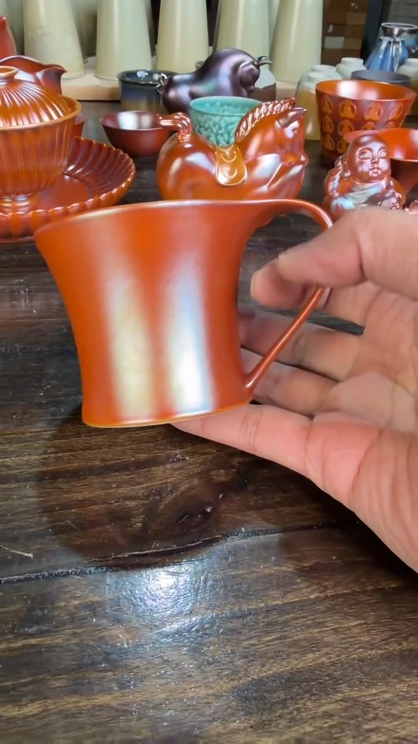 39柴房陶瓷原创金玉咖啡杯