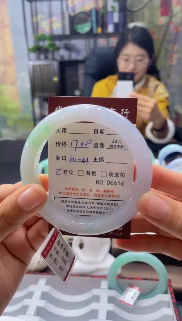 未镶嵌手镯翡翠6616****
