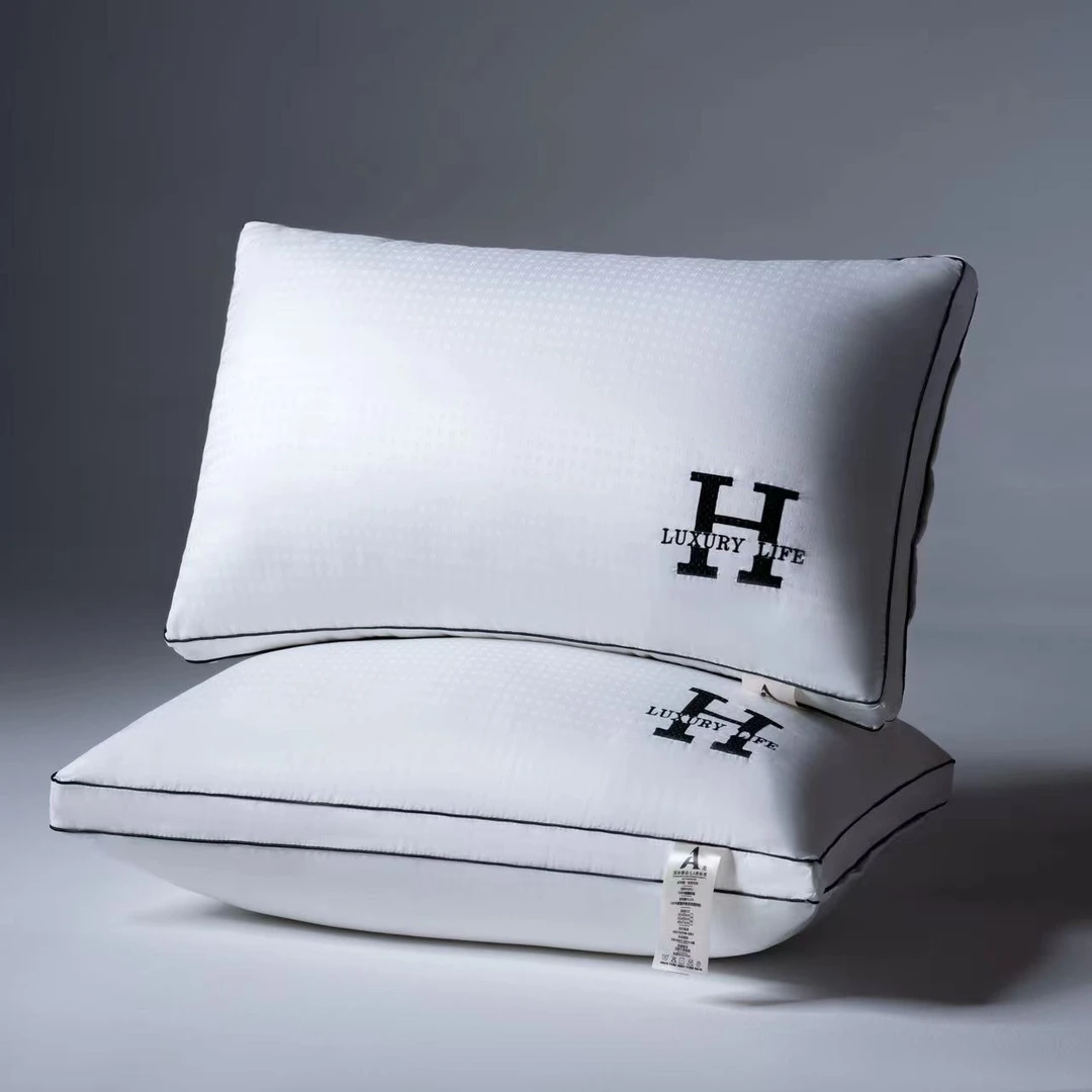 2025新款提花枕芯刺绣枕芯成人家用舒适立体单人枕头芯学生宿舍