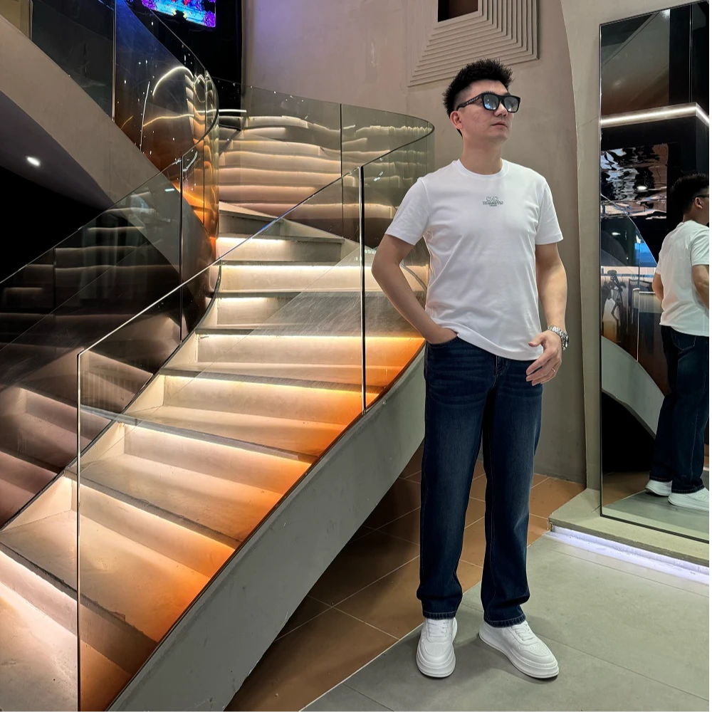 CNZ奢品-2025夏季新款休闲时尚男士T恤-LU-3301