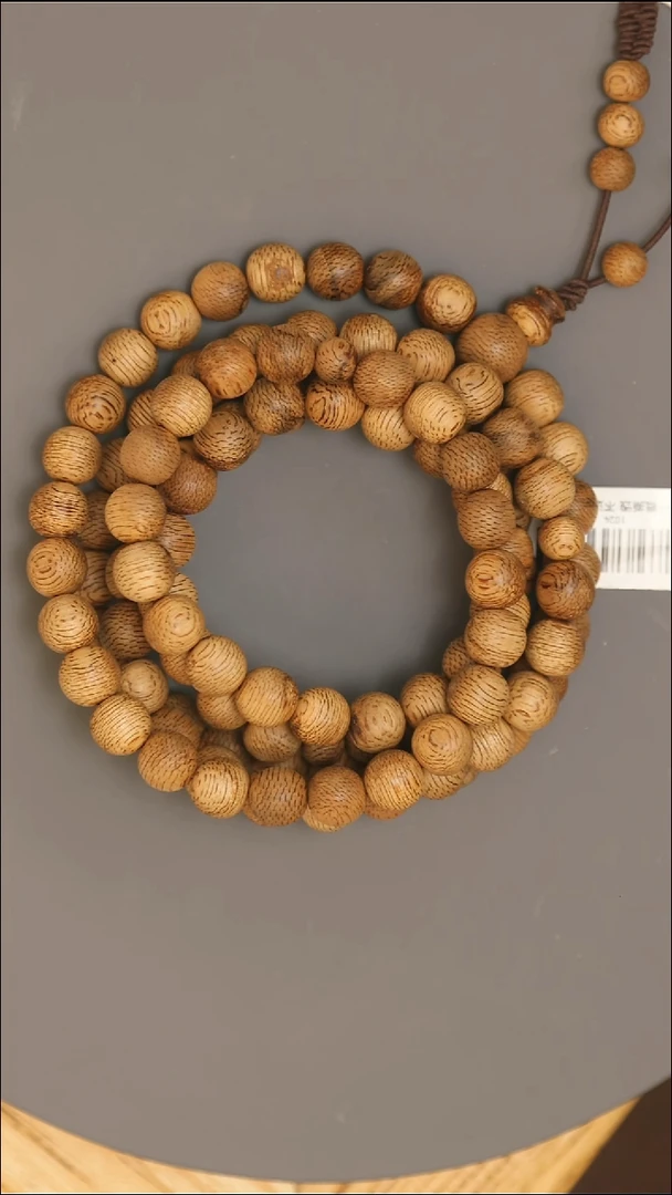 沉香手串天然野沉香8mm108颗正区东马沉香20.6g草药香带蜜甜