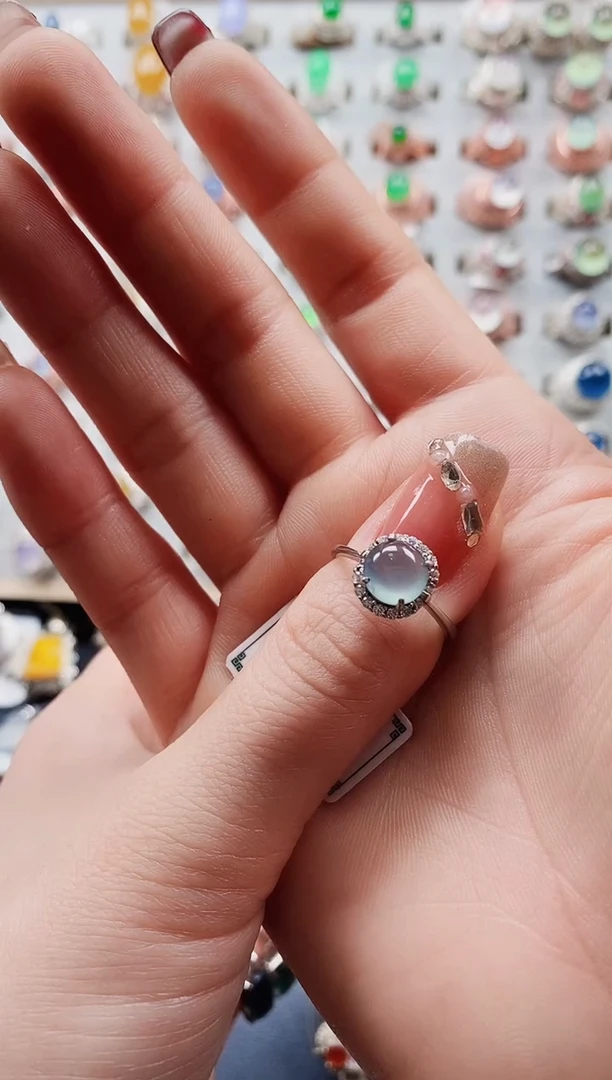 【闪购商品】翡翠戒指银S925镶嵌盘主女戒专场