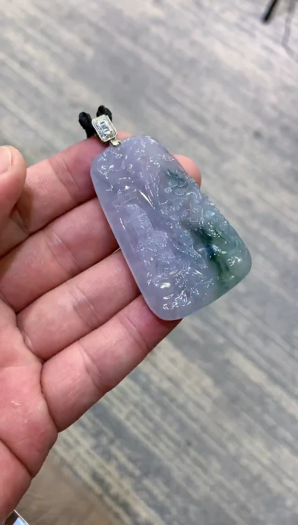 颈饰未镶嵌翡翠天然A货翡翠