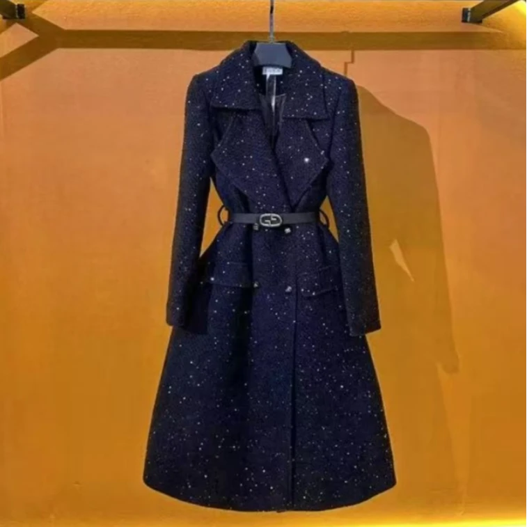 H1196（关注赠运费险）2025秋冬时尚轻奢大衣