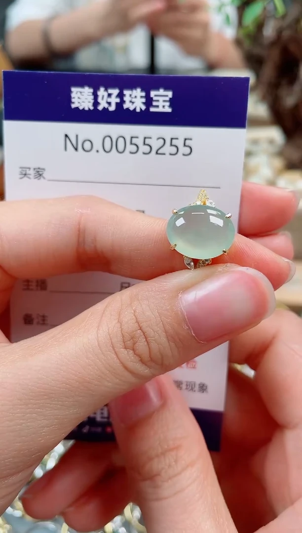 翡翠戒指银S925镶嵌.........