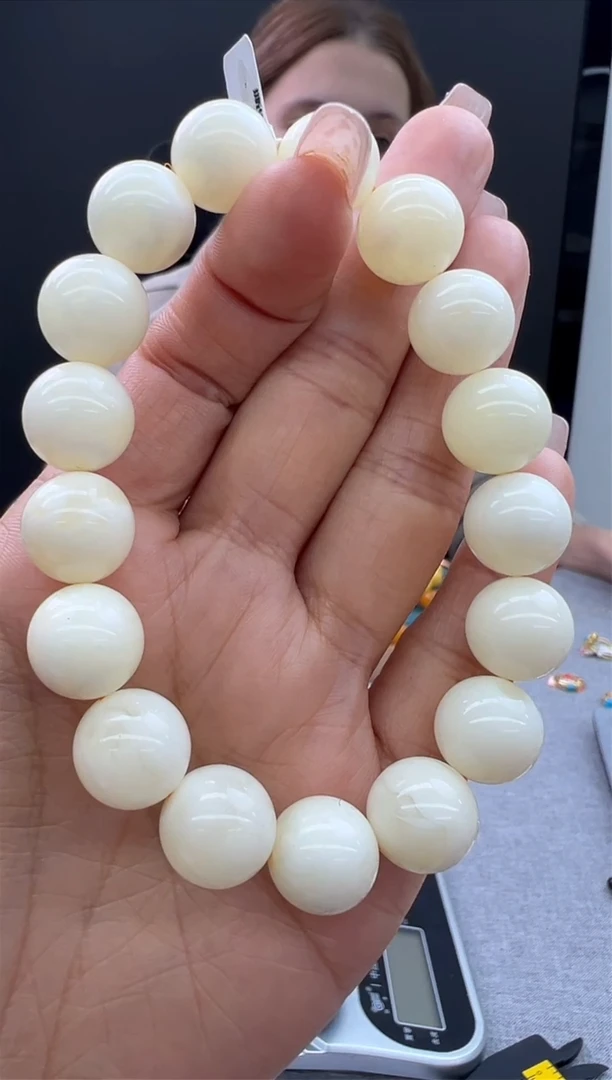 【闪购商品】琥珀手链未镶嵌96秒拍号