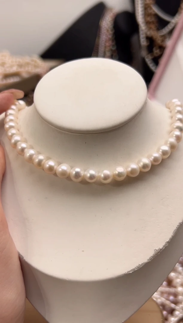 未镶嵌淡水珍珠22珍珠项链（无核7/8mm）