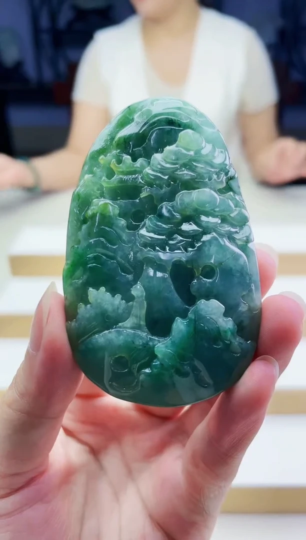 未镶嵌定制翡翠毛货09300208