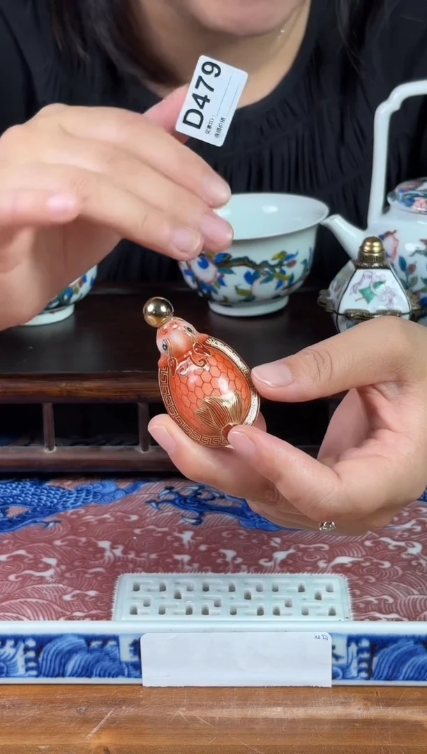 瓷片景德镇陶瓷仿古摆件D479