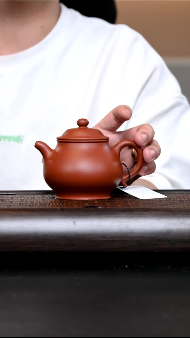 茶壶紫砂N-XTF16605 潘壶红泥240cc