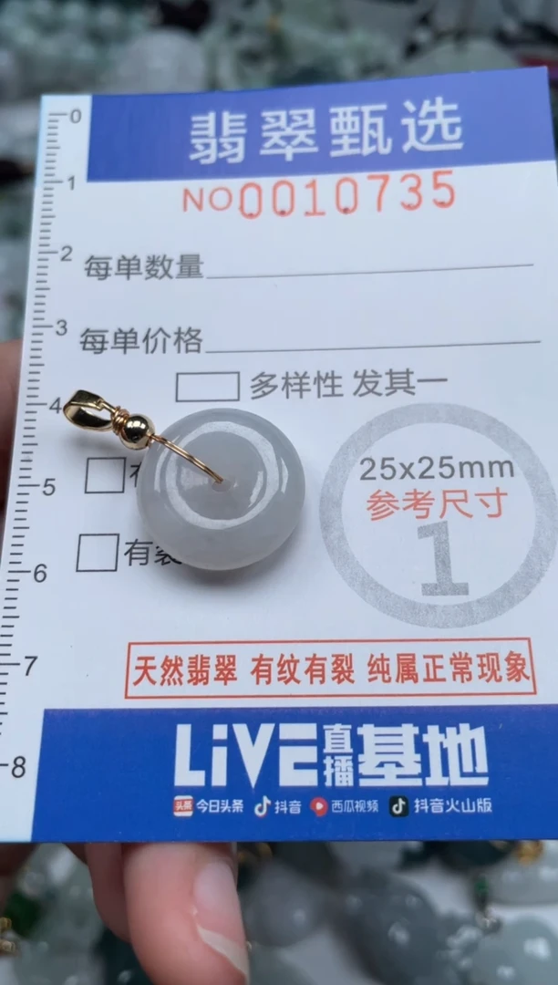 颈饰未镶嵌翡翠10735