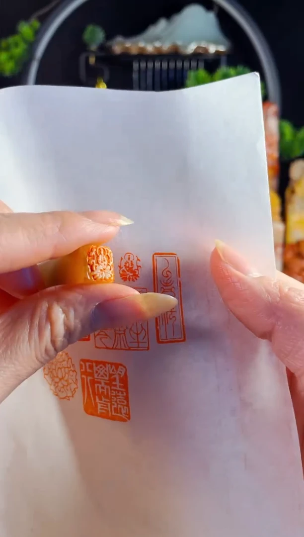 巴林石印石手工篆刻《小佛造像》1.0巴林