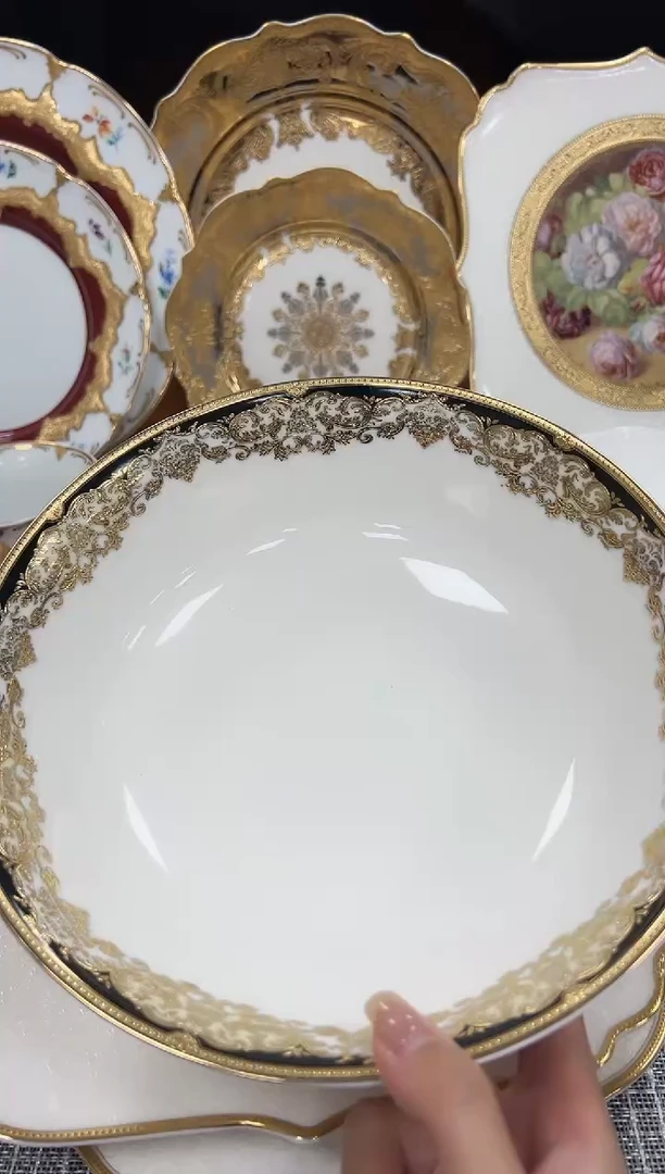 【闪购商品】瓷片9英寸汤碗 微瑕 福利价