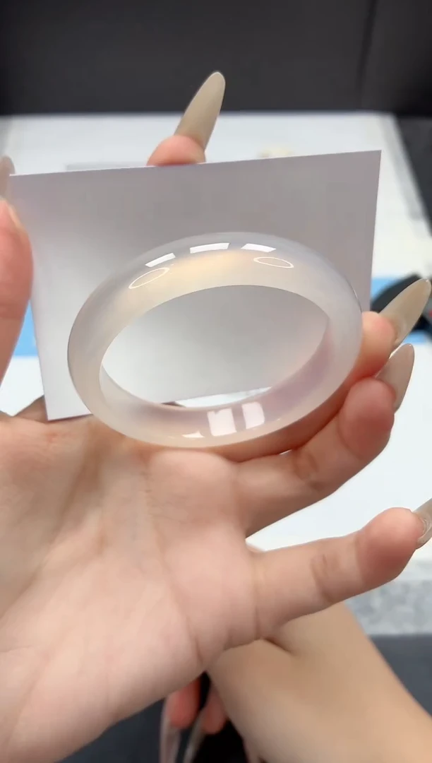 石英质玉手镯未镶嵌320/荔枝54.2