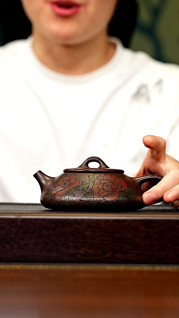 茶壶紫砂宜兴原矿 手工 紫砂壶容量240CC