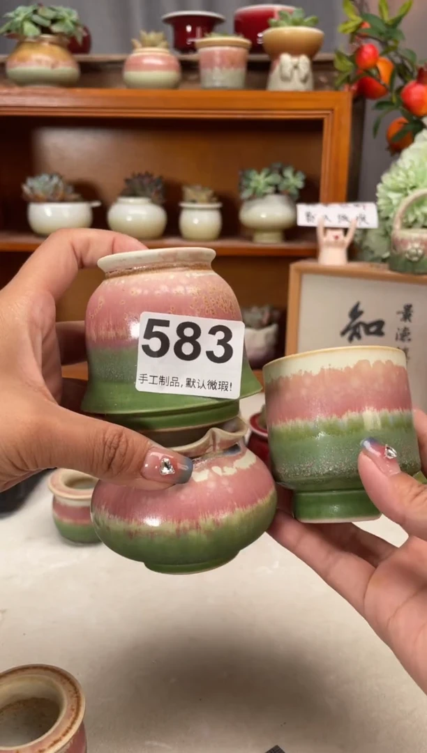 瓷片583知木小芳花盆编号
