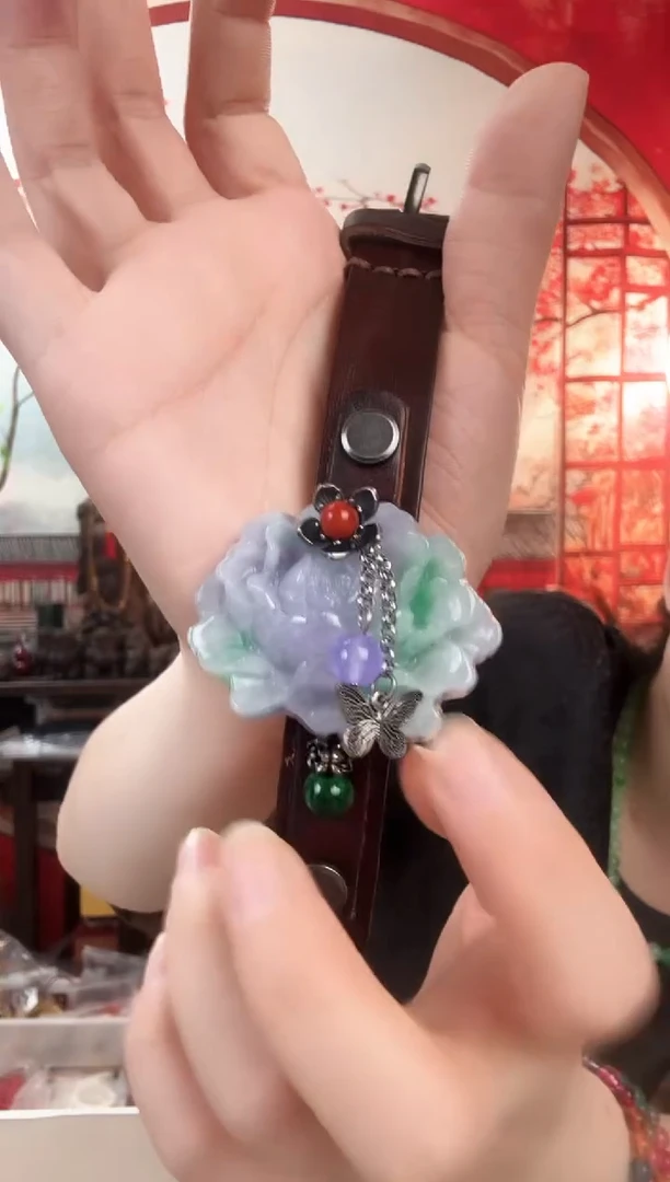 直播专属链接花开富贵手牌