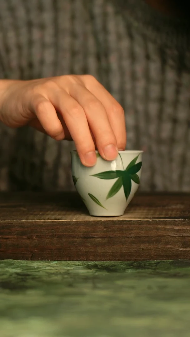 瓷器青诗集手工手绘瓷器