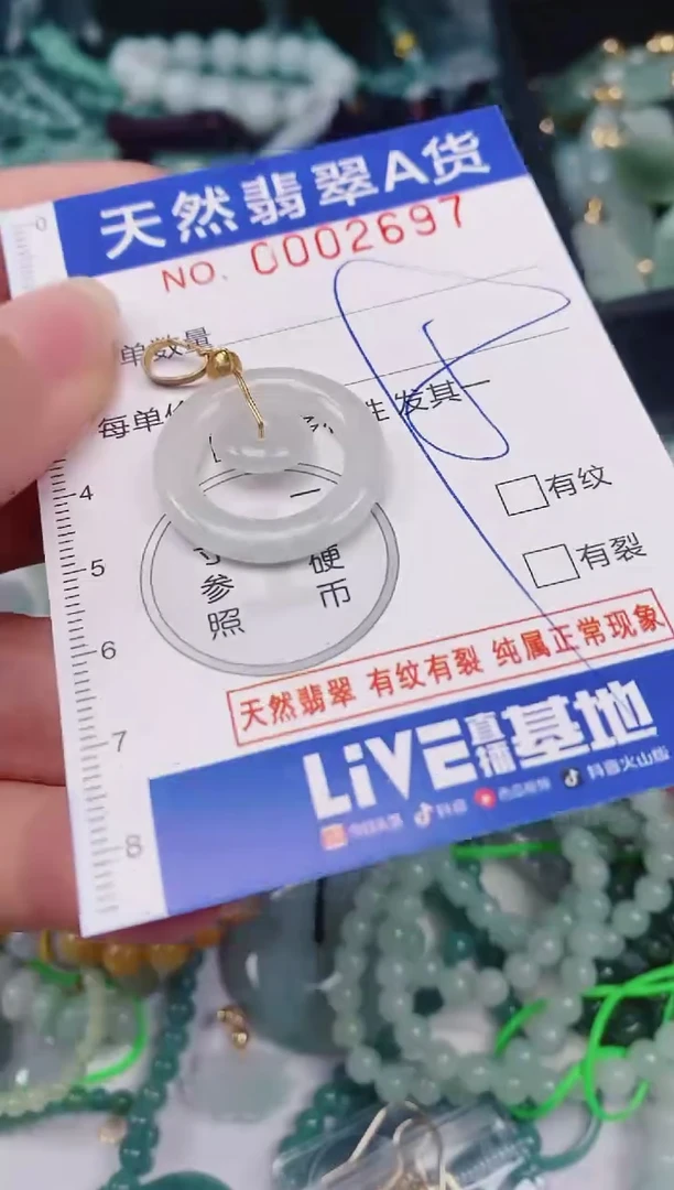 颈饰未镶嵌翡翠00002697