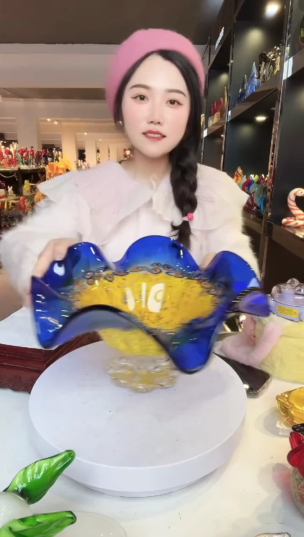 【闪购商品】茶盏琉璃摆件家居摆件