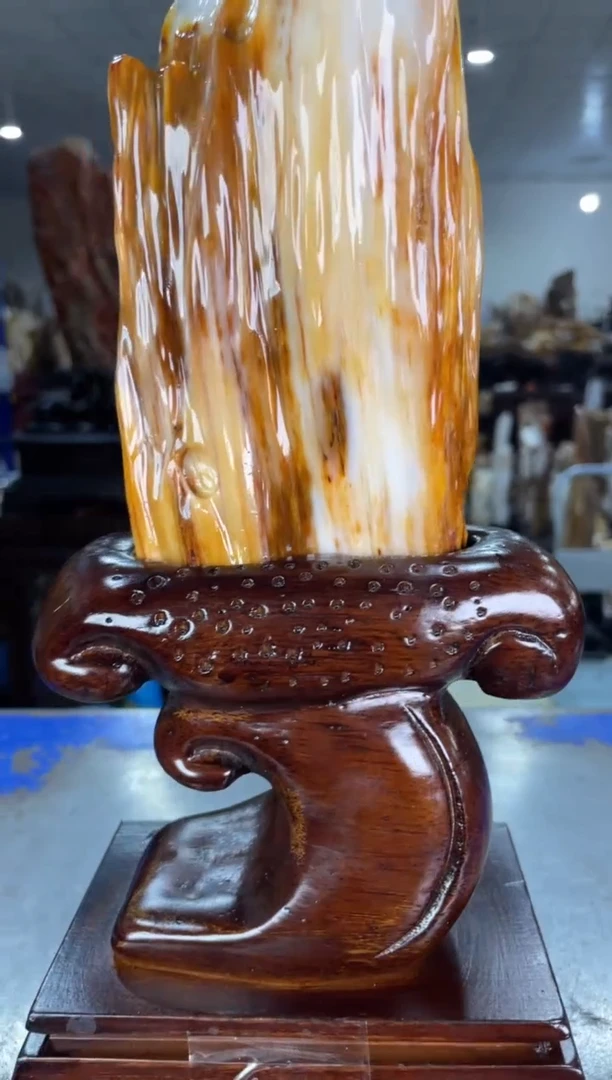 硅化玉摆件未镶嵌44