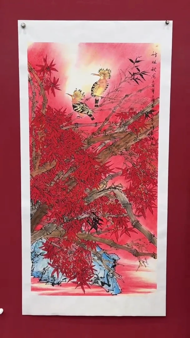 国画国画绘画山水花鸟