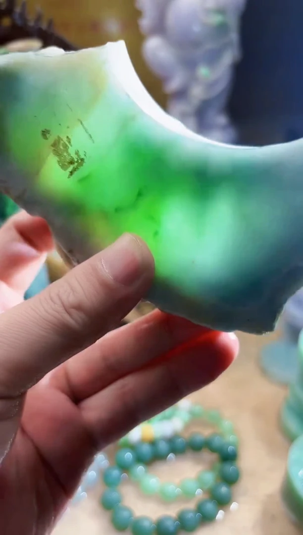 未镶嵌挂件翡翠A货张麦8476