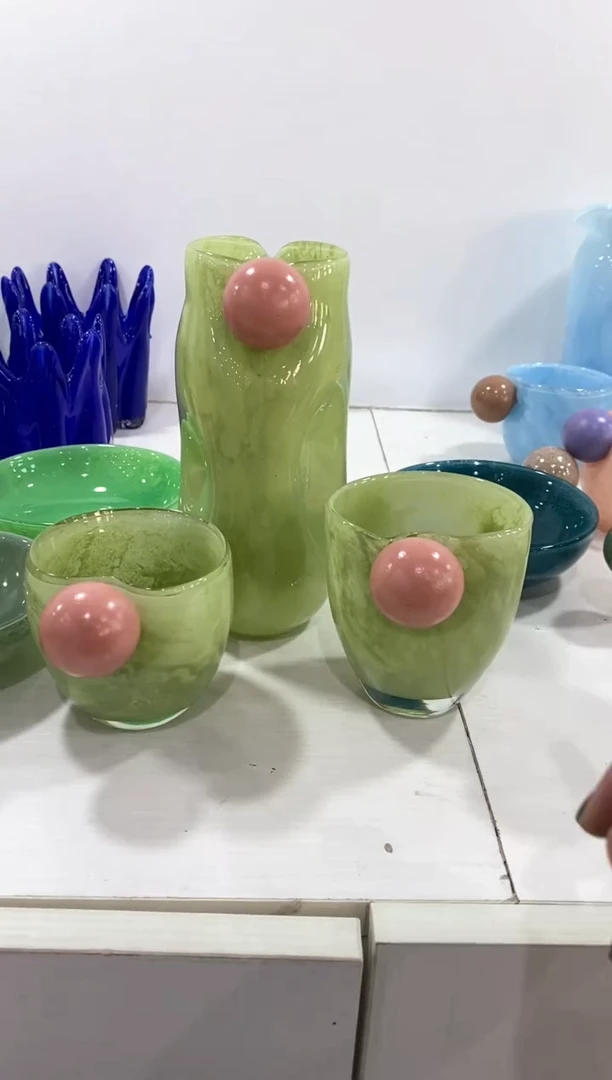 【闪购商品】琉璃慕忆家花瓶一套3