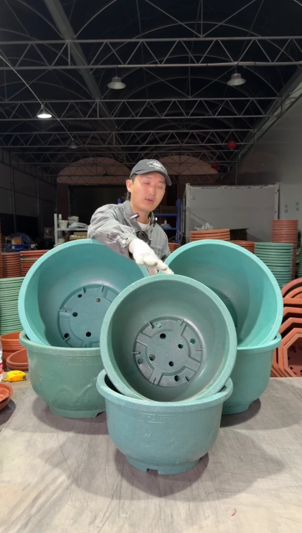 【闪购商品】复合 50铝塑龙盆4，40铝塑龙盆2绿色有孔