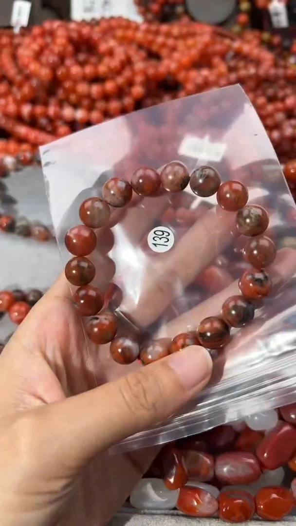南红玛瑙手串未镶嵌11+