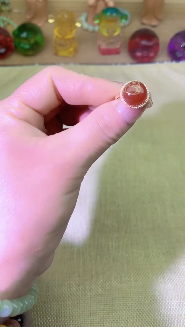【闪购商品】南红玛瑙戒指未镶嵌多样性发拍一发一
