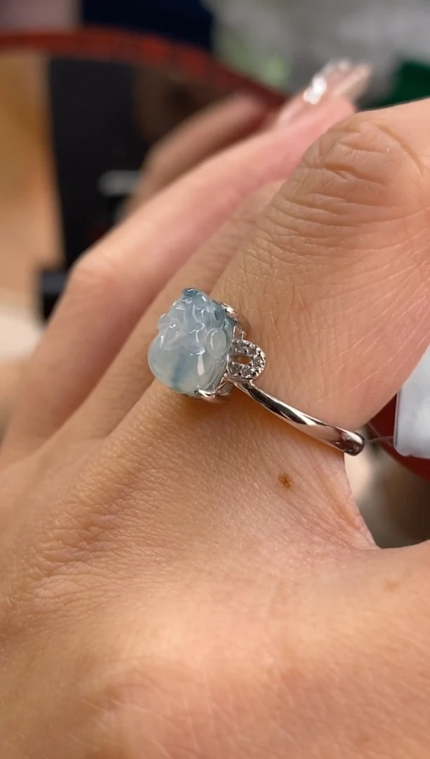 颈饰银S925镶嵌翡翠净货17777