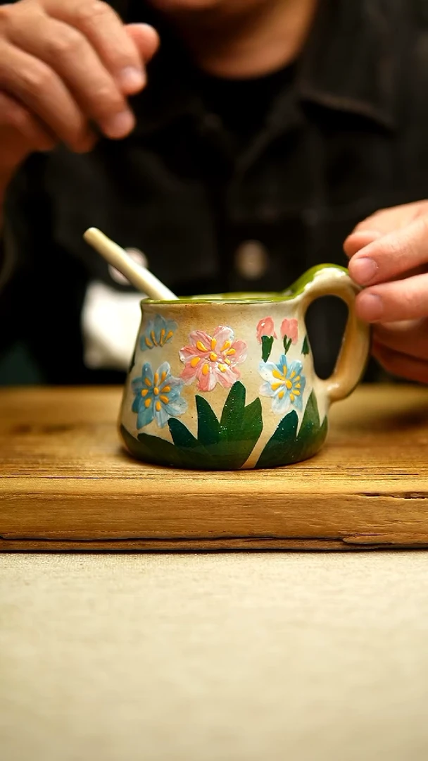 @@陶园瓷舍@@纯手工手绘@高温釉下彩