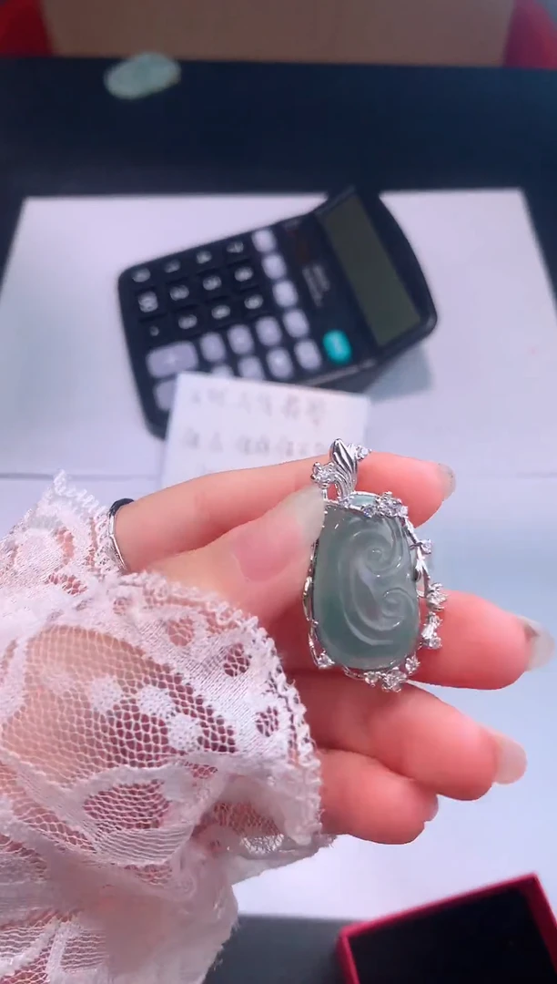 颈饰未镶嵌翡翠0芹0翡翠珠宝723