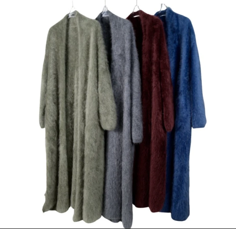 ZHIMAN|秋冬长款山羊绒大外套浴袍（带腰带）88059