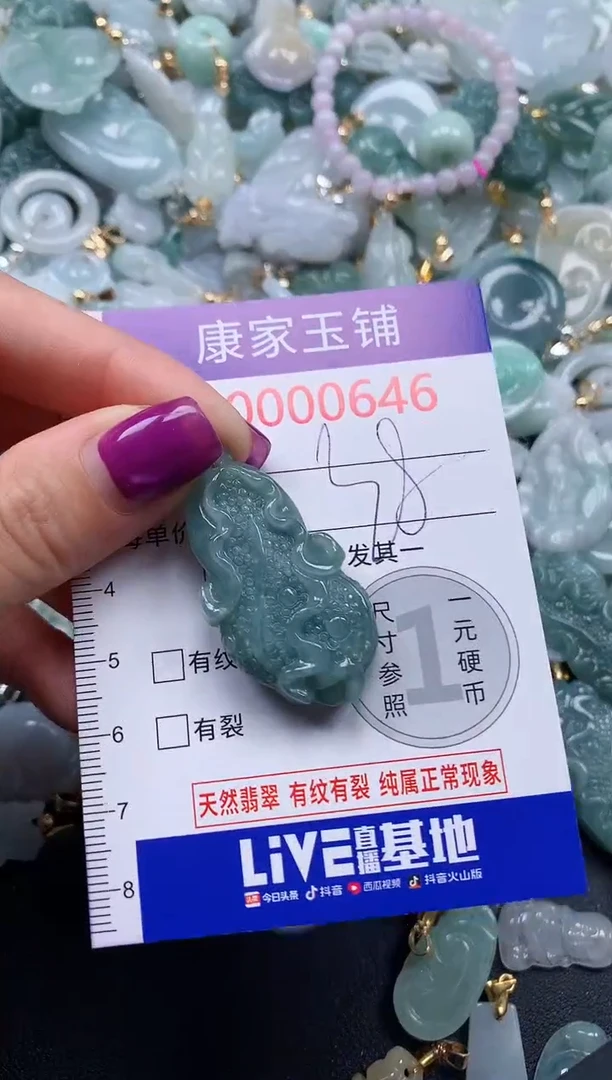 颈饰未镶嵌翡翠646