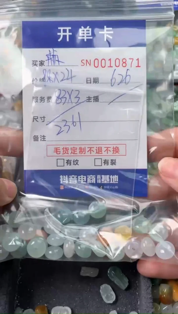 翡翠未镶嵌颈饰赖****n00010871