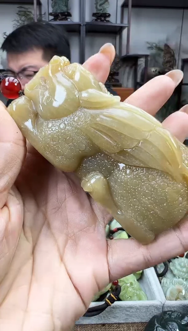 和田玉未镶嵌把件1