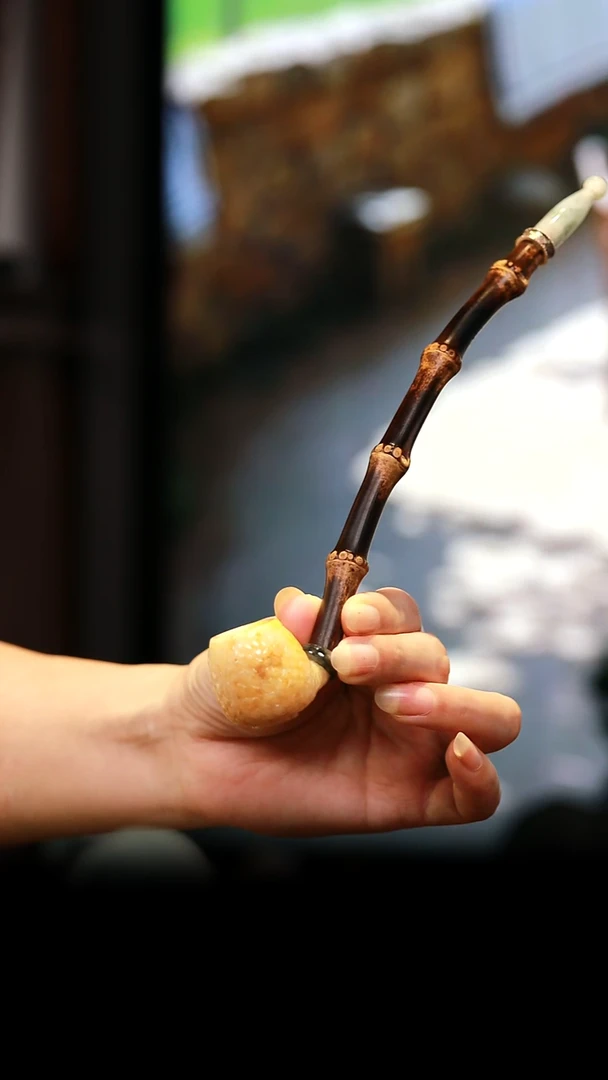 未镶嵌摆件翡翠烟杆