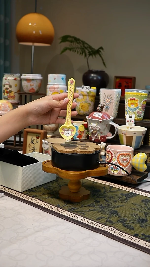 瓷【不带盒子】266高温釉下彩