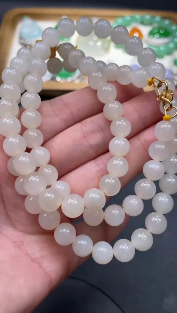 和田玉未镶嵌颈饰23.......