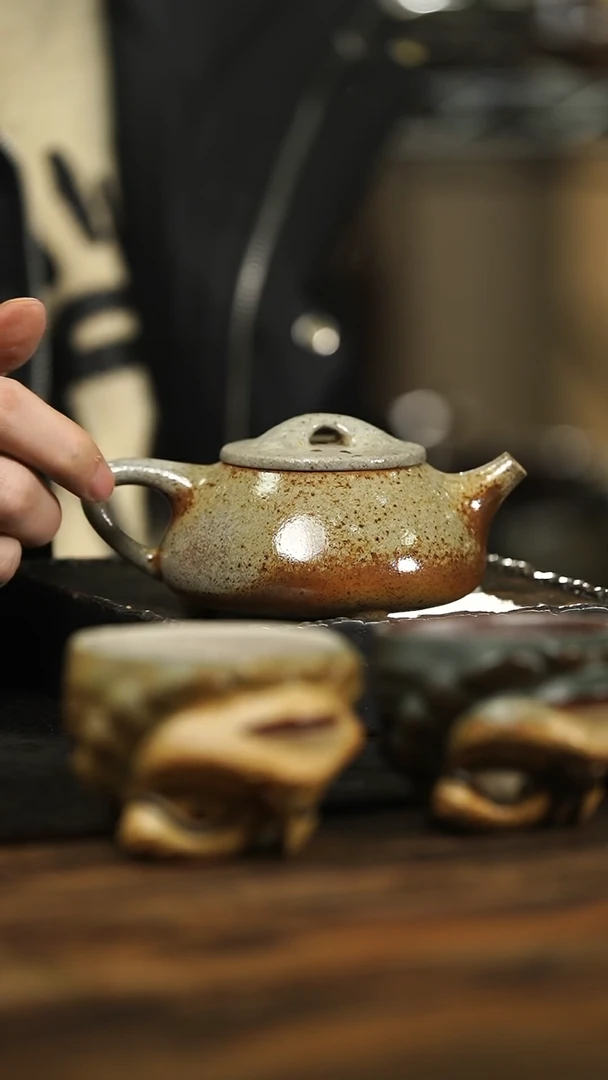 【闪购商品】紫砂茶杯20号 瑕疵 紫砂柴烧