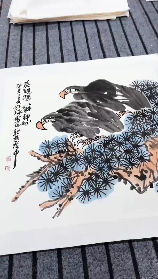 精品国画花鸟作品