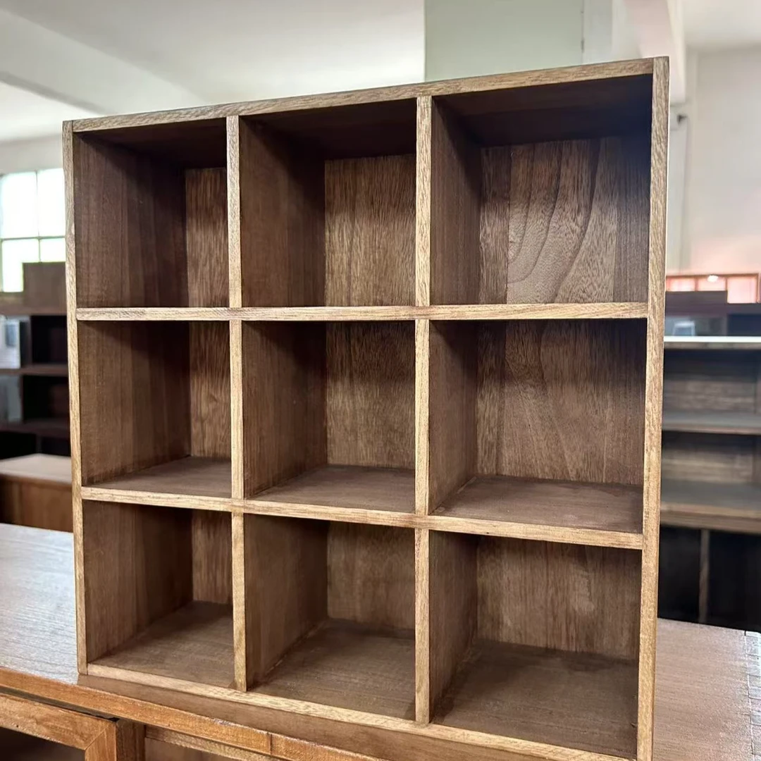 特价实木餐厅客厅茶室小桌柜9格多宝阁水杯茶杯架摆件装饰小柜