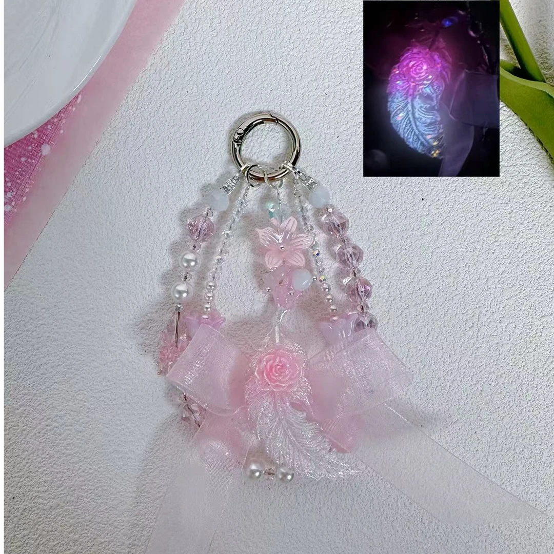 春季新款DIY手作时尚钥匙扣装饰ins风手机链