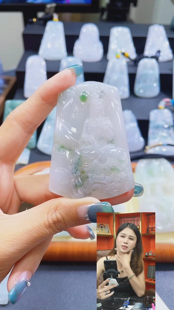 颈饰未镶嵌翡翠文殊