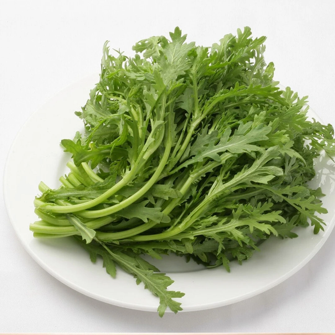 外婆农家自种茼蒿菜