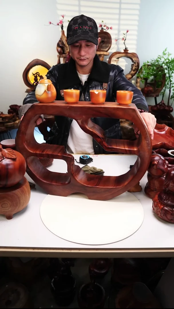 木香樟木摆件/博古架