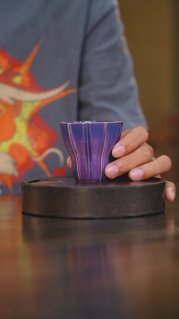 89柴房陶瓷柴烧主人杯