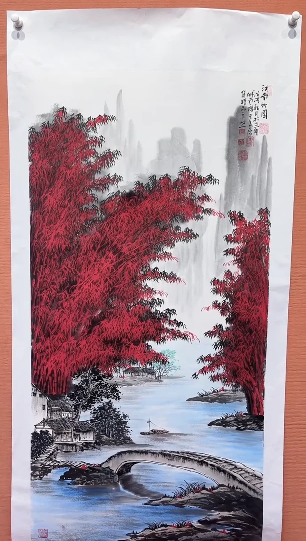 国画师立照老师国画作品